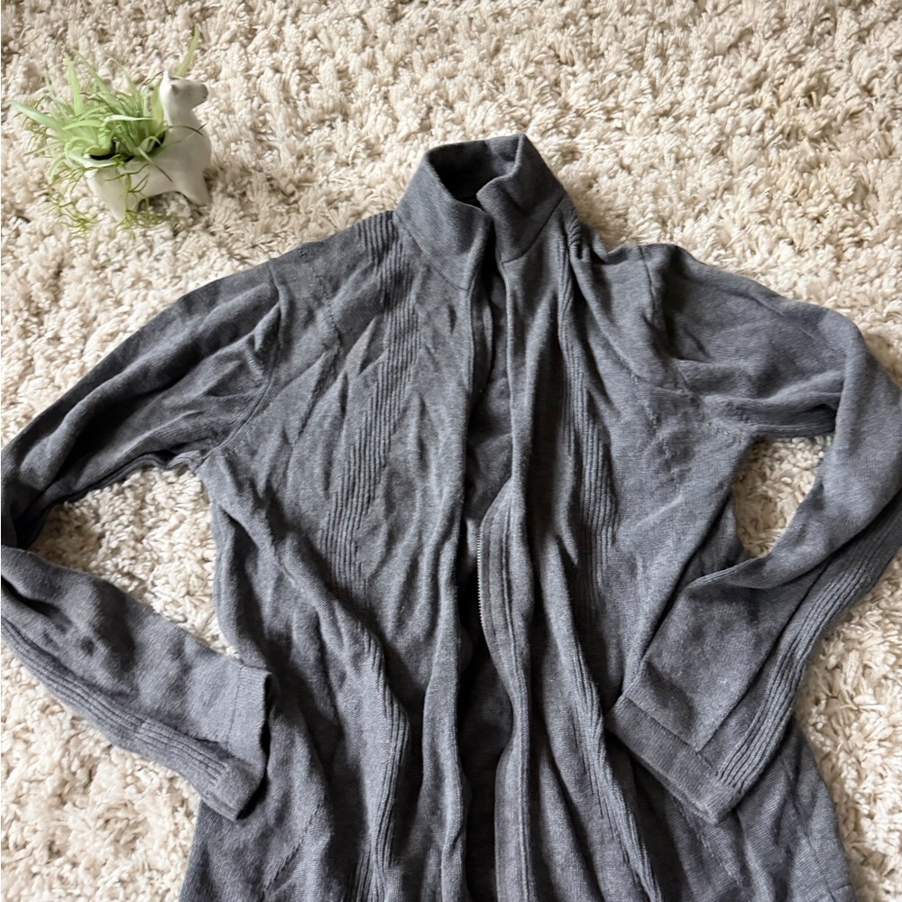 Perry Ellis Anniversary Collection Sophisticated Charcoal Knit Sweater